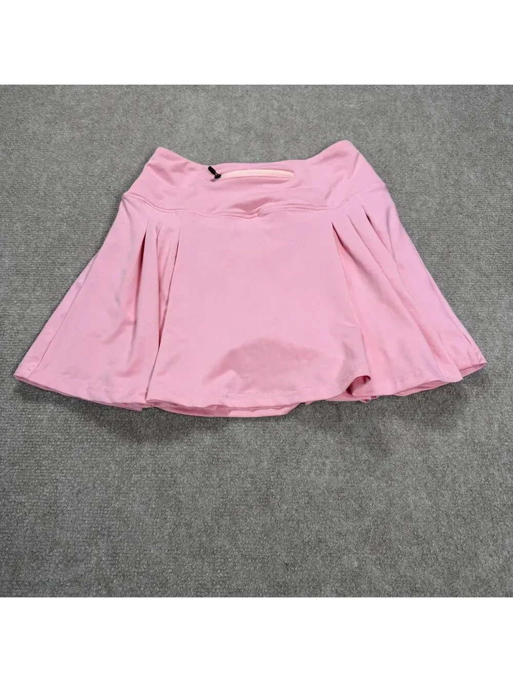 WE FIT Pleated Tennis Skort Womens XS Pink EUC Athletic Golf Skirt Zipper Pocket
